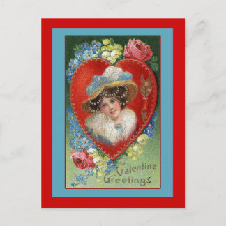 Pour Fêtes Annuelles Cartes de voeux Valentine Art vintage