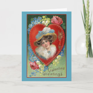 Pour Fêtes Annuelles Cartes de voeux Valentine Art vintage