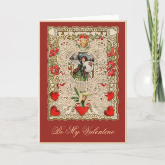 Pour Fêtes Annuelles Cartes de voeux victoriennes de Valentine de