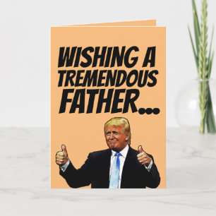 Pour Fêtes Annuelles CARTES fête des pères DAD DONALD TRUMP