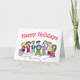 Pour Fêtes Annuelles Cartes Joyeuses