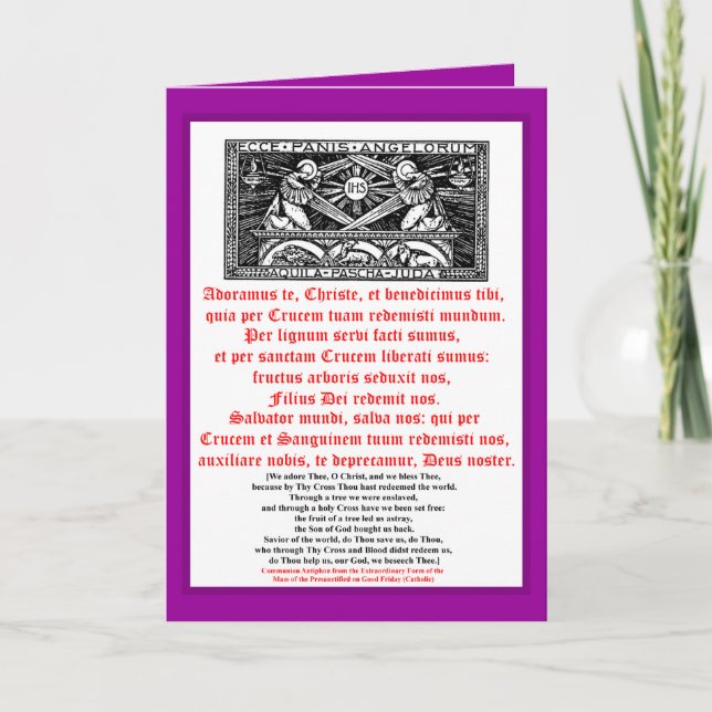 Pour Fêtes Annuelles Cartes Lent / Pâques (Devant)