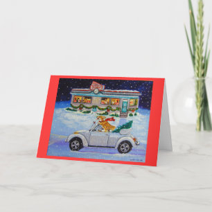 Pour Fêtes Annuelles Cartes Pembroke Welsh Corgi