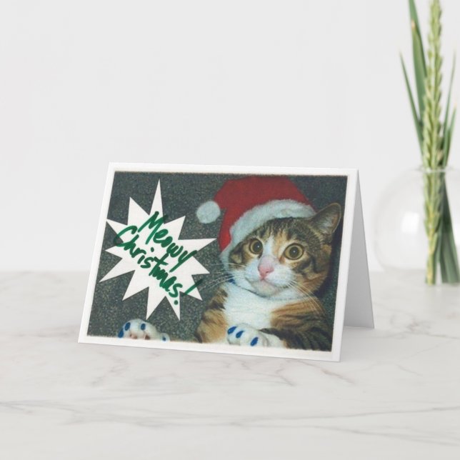 Pour Fêtes Annuelles Cartes père Noël (Devant)