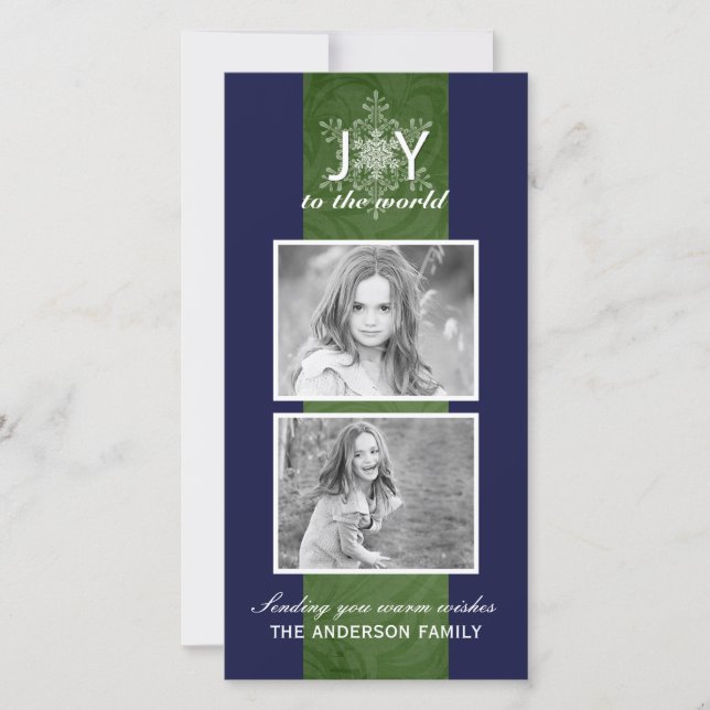 Pour Fêtes Annuelles Cartes photo de Noël personnalisables (Devant)