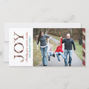 Pour Fêtes Annuelles Cartes photo modernes de Noël