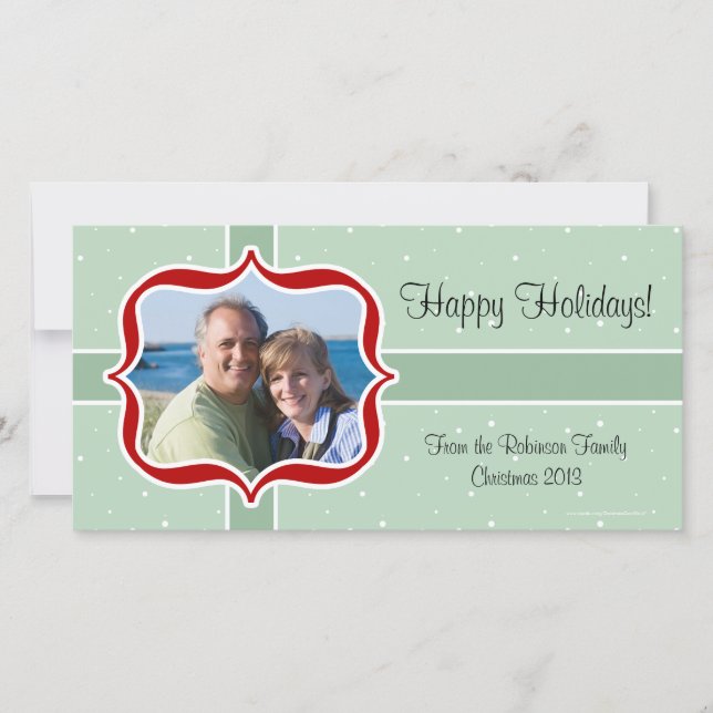 Pour Fêtes Annuelles Cartes photos de la monnaie rétro (Devant)