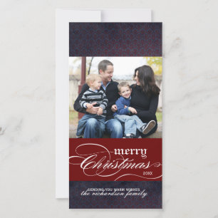 Pour Fêtes Annuelles Cartes photos de Noël (4x8)