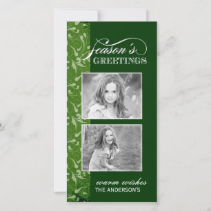 Pour Fêtes Annuelles Cartes photos de Noël classiques