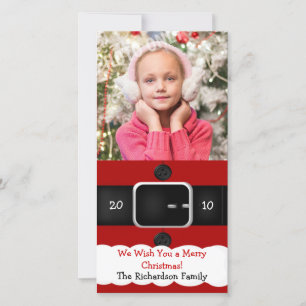 Pour Fêtes Annuelles Cartes photos de Noël du Père Noël