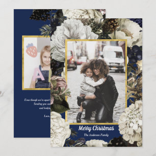 Pour Fêtes Annuelles Cartes photos de Noël vintage Botanique