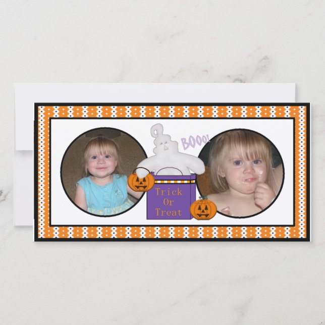 Pour Fêtes Annuelles Cartes photos fantômes Éffrayants d'Halloween (Devant)
