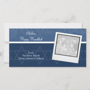 Pour Fêtes Annuelles Cartes photos Hanoukka Elegance