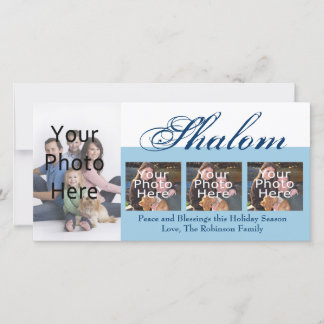 Pour Fêtes Annuelles Cartes photos Shalom Custom Hanoukka