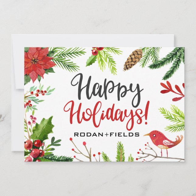 Pour Fêtes Annuelles Cartes Rodan et Fields Joyeux Noël (Devant)