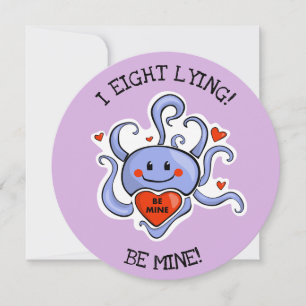 Pour Fêtes Annuelles Cartes Saint Valentin Octopus