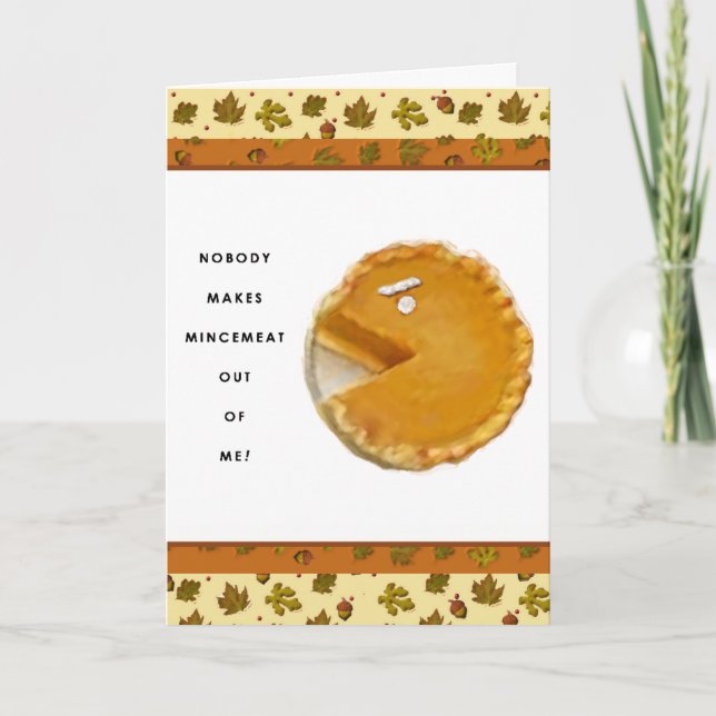 Pour Fêtes Annuelles cartes Thanksgiving (Devant)