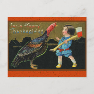 Pour Fêtes Annuelles Cartes Thanksgiving Vintages