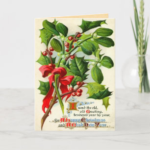 Pour Fêtes Annuelles Cartes Vintage Noël