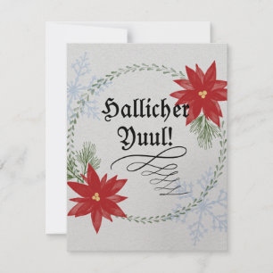 Pour Fêtes Annuelles Cartes Yule