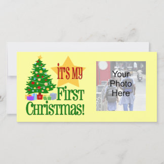Pour Fêtes Annuelles C'est mon premier Noël, Cartes photos de vacances