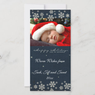 Pour Fêtes Annuelles Chaleureux voeux Noël Cartes photos