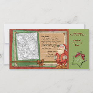 Pour Fêtes Annuelles Chers Cartes photos Père Noël