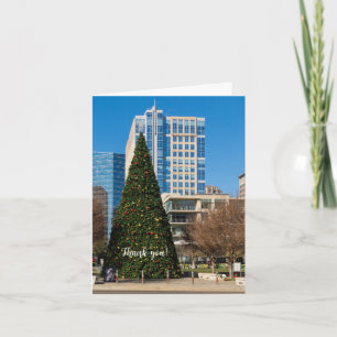 Pour Fêtes Annuelles Christmas Downtown Dallas Cartes de remerciements