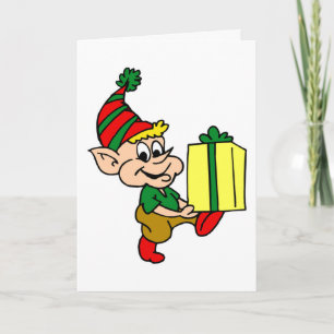 Pour Fêtes Annuelles Christmas Elf Porte Des Cartes Cadeaux Vacances