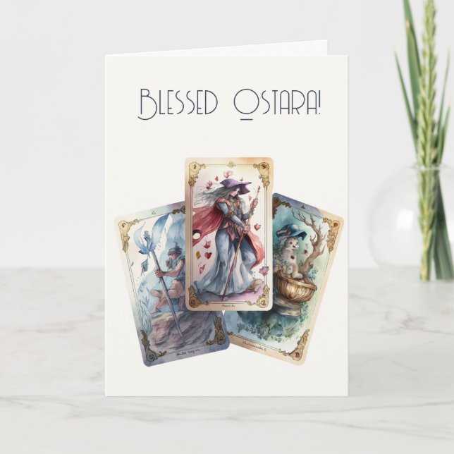 Pour Fêtes Annuelles Créez Vos Trois Cartes De Tarot (Devant)