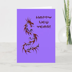 Pour Fêtes Annuelles Dragon chinois "BonneNouvel An !" Cartes