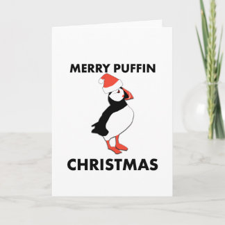 Pour Fêtes Annuelles Envoyer Joyeux Puffin Cartes de Noël cette fête