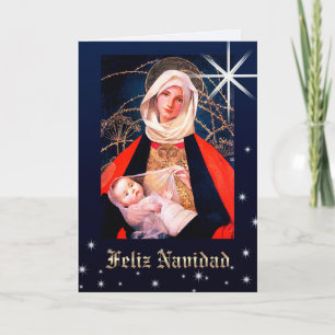 Pour Fêtes Annuelles Feliz Navidad. Cartes de Noël en espagnol