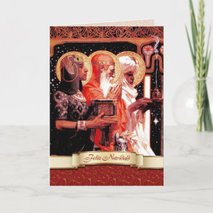 Pour Fêtes Annuelles Feliz Navidad. Cartes de Noël en espagnol