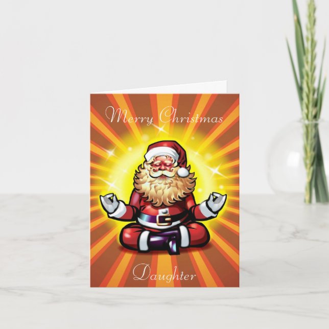 Pour Fêtes Annuelles fille éloignée aux cartes de voeux de noël (Devant)