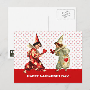 Pour Fêtes Annuelles Funny Enfants Vintages Valentine's Day Cartes post