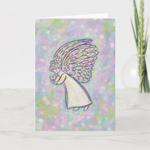 Pour Fêtes Annuelles Good Things Guardian Angel Cartes de voeux personn