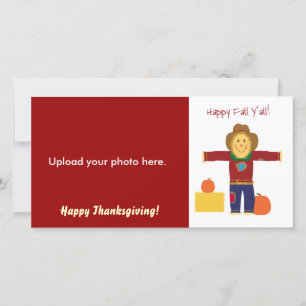 Pour Fêtes Annuelles Happy Fall Y'all : Les cartes photos de Thanksgivi