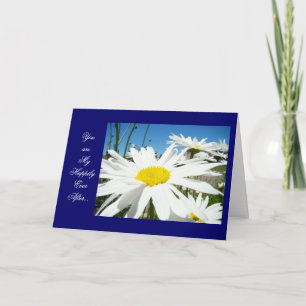 Pour Fêtes Annuelles Heureux à tout jamais ! Cartes Blanche Fleur de ma