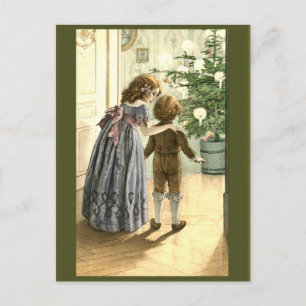 Pour Fêtes Annuelles Illustration vintage sur les cartes de Noël