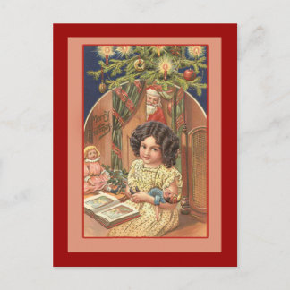 Pour Fêtes Annuelles Image de vacances vintage sur cartes et cartes pos