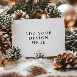 Pour Fêtes Annuelles Impression des cartes de vacances paysannes de 5 x