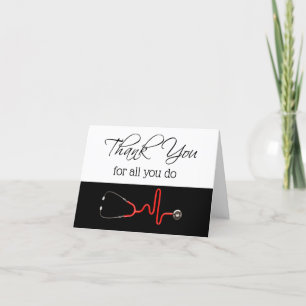 Pour Fêtes Annuelles Infirmière Médicale classe Merci Cartes