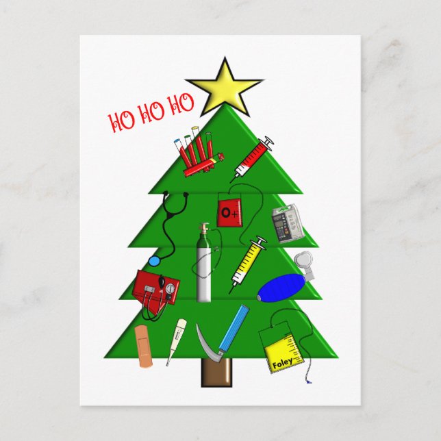 Pour Fêtes Annuelles Infirmière/personnel Médicale Cartes et cadeaux de (Devant)