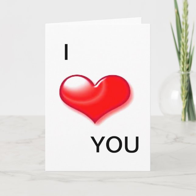 Pour Fêtes Annuelles Je t'aime cartes de voeux de Saint Valentin de (Devant)