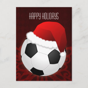 Pour Fêtes Annuelles Joueur de football Cartes de Noël