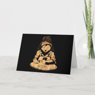 Pour Fêtes Annuelles Joueur de poker ours jouant aux cartes joueur chan