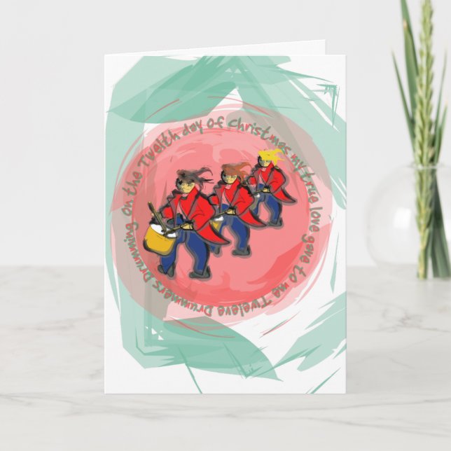 Pour Fêtes Annuelles Jour 12 - 12 jours de cartes de Noël (Devant)