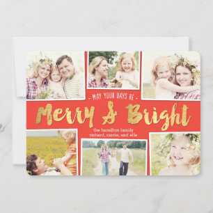 Pour Fêtes Annuelles Jours brillants - Cartes de fin de année de collec