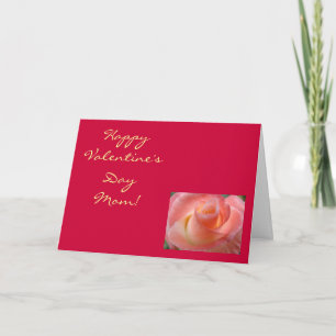 Pour Fêtes Annuelles Joyeuse Saint-Valentin Maman ! cartes Amour Rose R